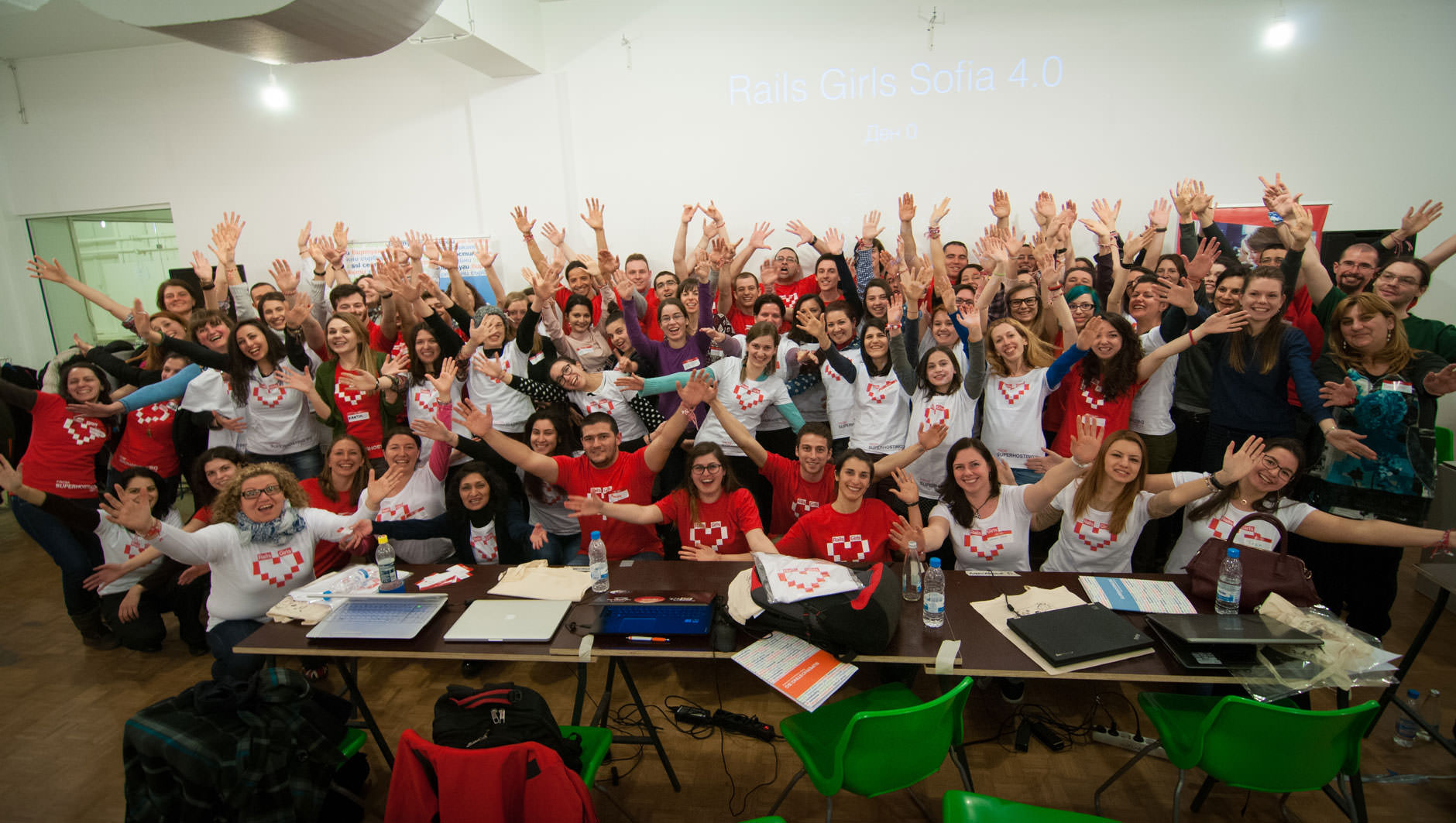 Rails Girls Sofia 4.0 March 2015 Friday Hug